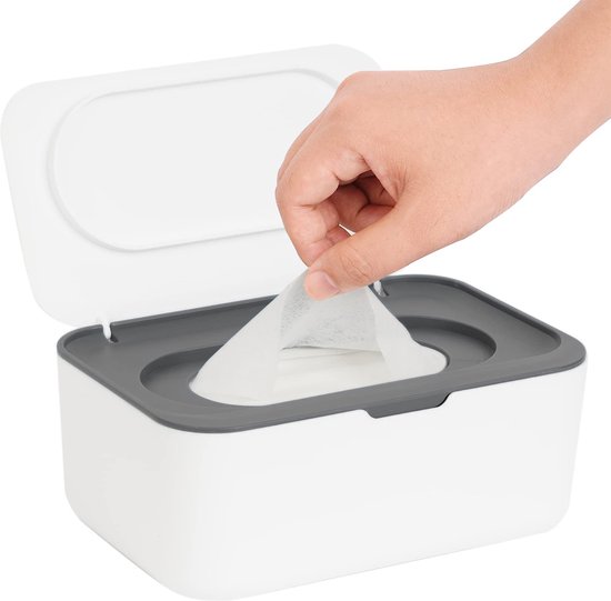 Billendoekjes Houder - Wit - Billendoekjesdoos - Tissuedoos - Tissuebox - Billendoekjesbox — afbeelding 3