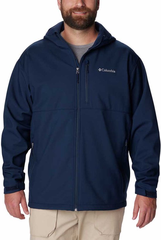 Columbia Ascender™ Hooded Softshell Jacket Jas - Soft Shell Jas voor Heren - Outdoorjas - Blauw - Maat M