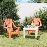 Chaise de jardin The Living Store - Enfants - 37x34x44 cm - Oranje - Matériau PP