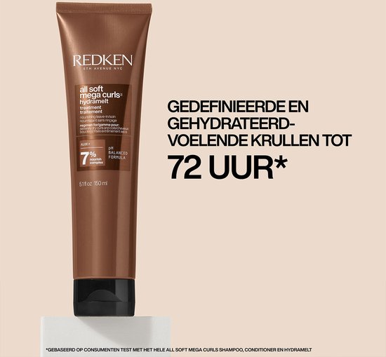 Masque Capillaire Sans Rinçage Redken All Soft Mega Curls Gel Cheveux Bouclés 150 ml