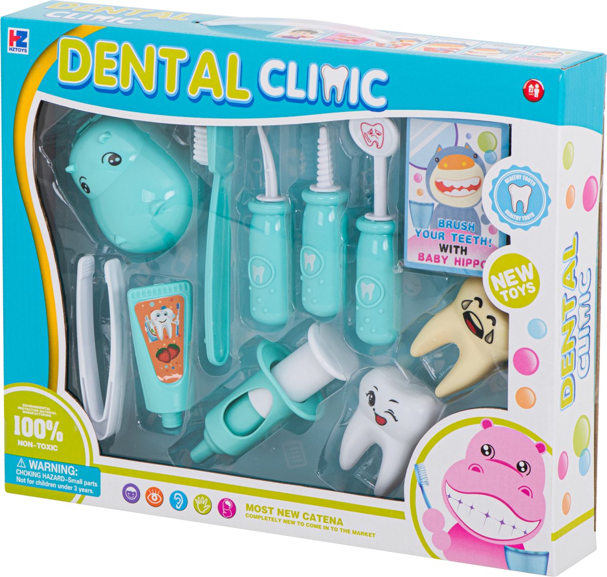 Melissa & Doug Super Smile Kit de dentiste avec jeu de dents et accessoires  dentaires (25 pièces)