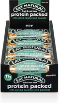 Eat Natural fruit & nut bars - Salted caramel en pinda's - Proteïn packed - 12 x 45 gram