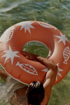 Sunnylife - Pool Floats Zwemband De Playa Coral Boilogisch Afbreekbaar - Kunststof - Oranje