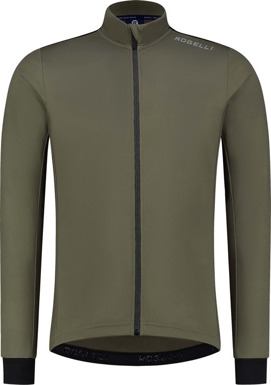 Rogelli Core Fietsshirt Lange Mouwen - Wielershirt Heren - Comfort fit - Green - Maat L