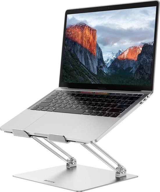 Support pour ordinateur portable en aluminium, support ergonomique