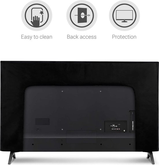 housse compatible TV 65 - Housse de protection pour téléviseur - Cache écran  pour TV
