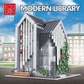 Mork 011001 Moderne Bibliotheek Model Modulaire Street View Serie 2789 Stuks is compatibel met het bekende merk.