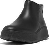 FitFlop F - Bottes pour femmes Zip à plateforme en cuir Mode NOIR - Taille 41