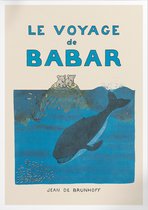 Le Voyage De Babar (Babar de Olifant) | Poster | A3: 30 x 40 cm