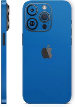 iPhone 15 Pro Max Skin Mat Blauw - 3M Sticker - Wrap