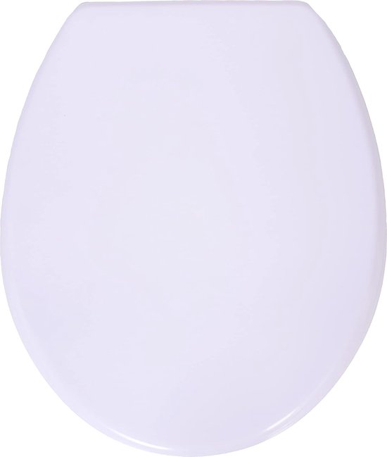BenaVita Premium Toiletzitting 5 cm uit duroplast - Verhoogde toiletzitting voor comfortabel zitten incl. zachte sluiting - Draagvermogen tot 175 kg (Bevestiging van onderen
