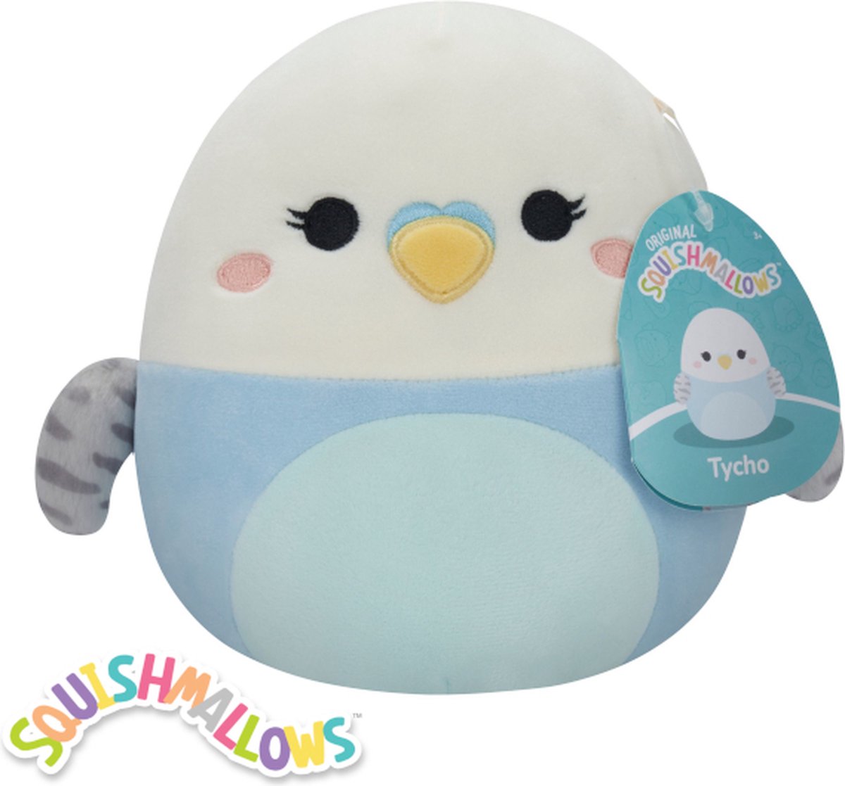 Squishmallow Knuffel 19CM Tycho the Parakeet (Incl