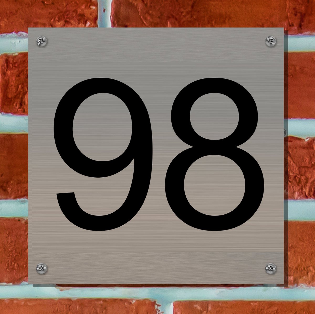 Plaque De Maison Numéro 58 – Émail Bleu Sur Métal – Forme Maison – Marque Girod