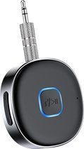 Techvavo® Bluetooth Receiver - BT 5.0 - 3.5MM AUX - Bluetooth Ontvanger - Handsfree Bellen - Bluetooth Audio Receiver - Bluetooth via AUX