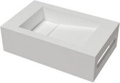 Lavabo Umbriel 50x31cm Solid Surface blanc mat