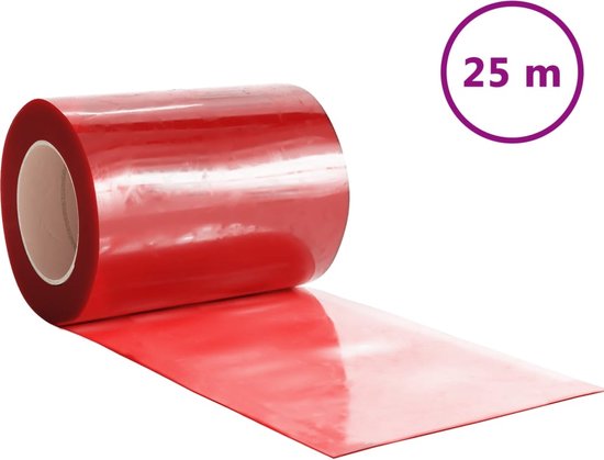vidaXL-Deurgordijn-300x2,6-mm-25-m-PVC-rood