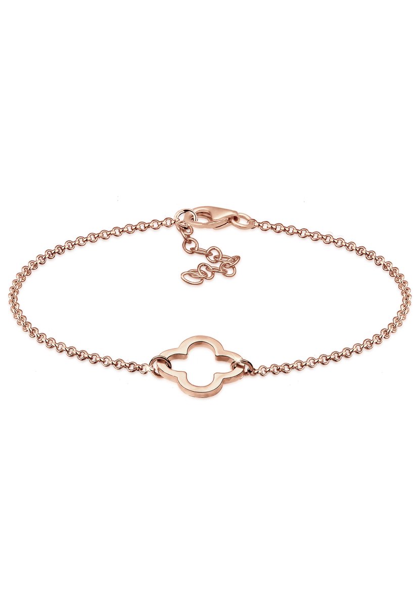 Elli - Armband - Dames Klaverblad Uitgesneden Symbool in 925 Sterling Zilver - Dames