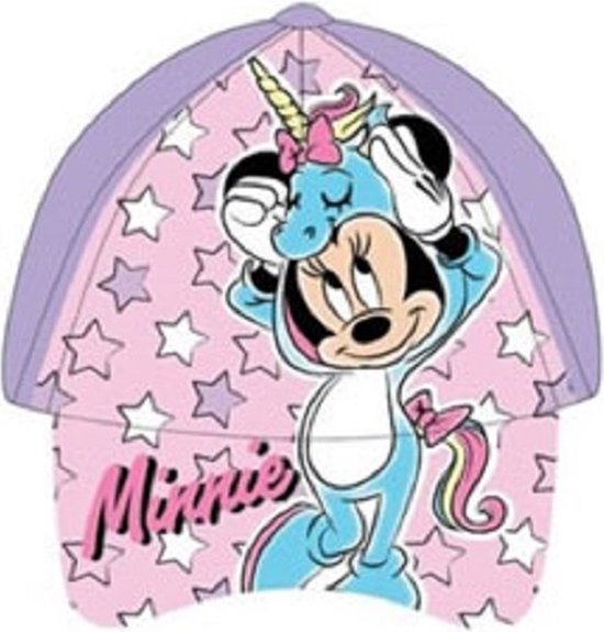 petje - minnie mouse - unicorn - paars