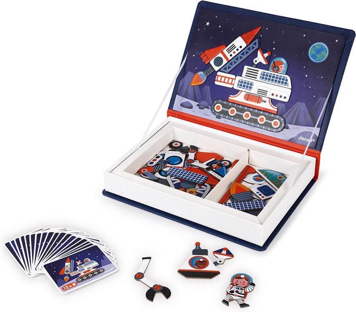 Janod - Magnetibook - Heelal - Magneetboek Speelset — afbeelding 2