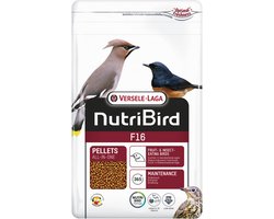 Nutribird F16 Lijsters Merels - Nutribird F16 800 gram - Nutribird - Vogelvoer - Pellets - Nutribird
