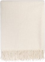 WOOOL Plaid - ZELANDIA (Creme) - 140x200cm - 100% Nieuw-Zeelandse Wol