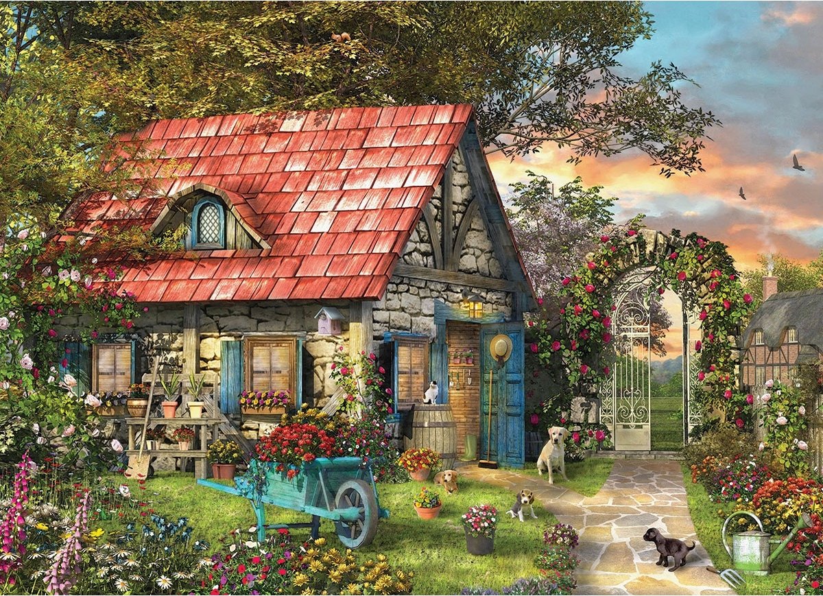 Eurographics - Het Landschuurtje [The Country Shed] - Dominic Davison - 500 XL stukjes 68×48cm (b×h) - Familie Legpuzzel — cadeau in Spellen & Speelgoed - foto 3