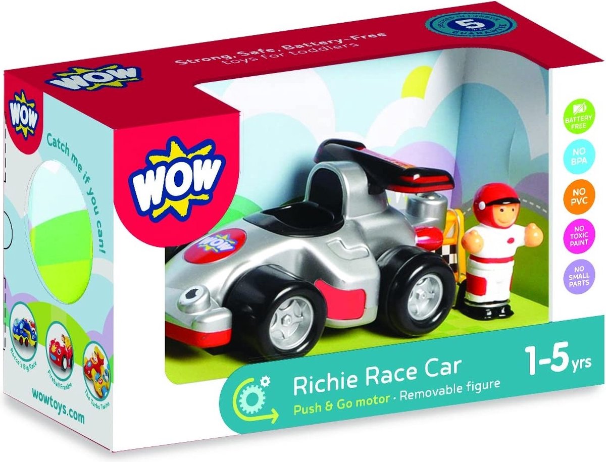 WOW Toys Speelgoedvoertuig Racewagen Rickie