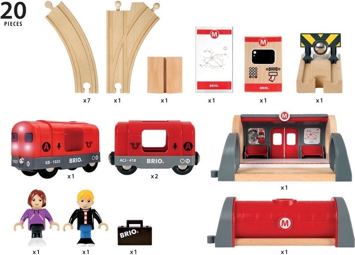 BRIO Metro treinset - 33513 — afbeelding 8