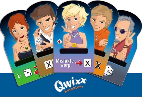 White Goblin Games Qwixx: Karakters Uitbreiding - Vanaf 8 jaar