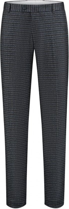 Gents - Pantalon tweedlook ruit grijs - Maat 48