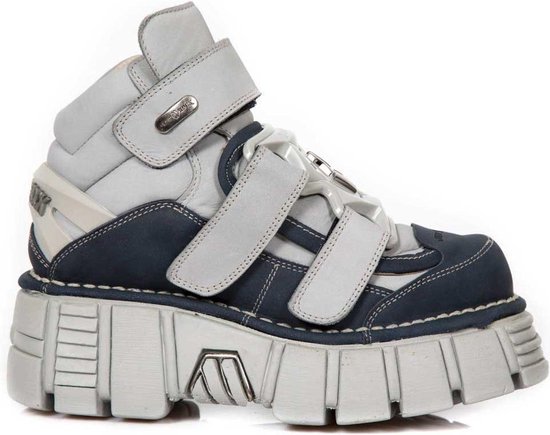 New Rock sneakers -37 Shoes- M-285-S18 Grijs/Blauw | bol.com