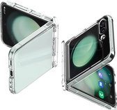 Spigen Thin Fit Hoesje Geschikt voor Samsung Galaxy Z Flip 5 - Back Cover Crystal Clear