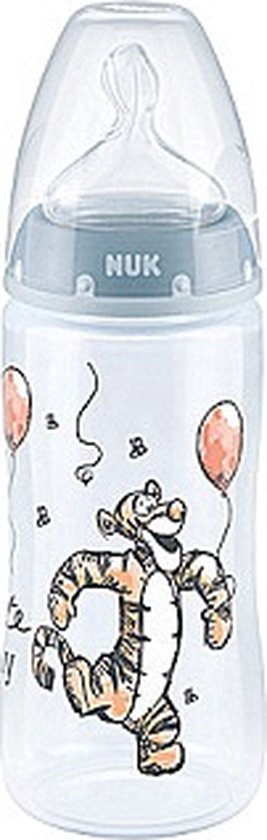  - NUK | Disney Baby | Tijgertje | First Choice+ | Fles | 0-6maanden | 300 ml grijze speen