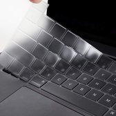Ultra dunne TPU Keyboard Cover Compatibel met 2019 Macbook Pro 16" A2141 met Touch Bar & Touch ID, EU Layout - Clear