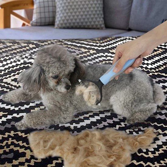 Brosse de toilettage pour animaux de compagnie, peigne d'épilation