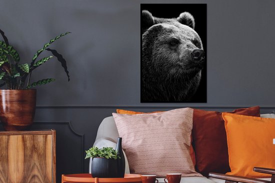 Cadre photo avec poster - Ours - Clair - Zwart - 40x60 cm - Cadre poster
