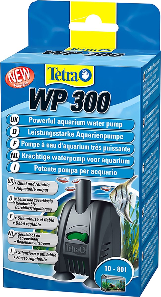 Tetra - Aquariumpomp - Aquarium - Tetra Tec Wp300 6x8x16cm Zwart - 1st
