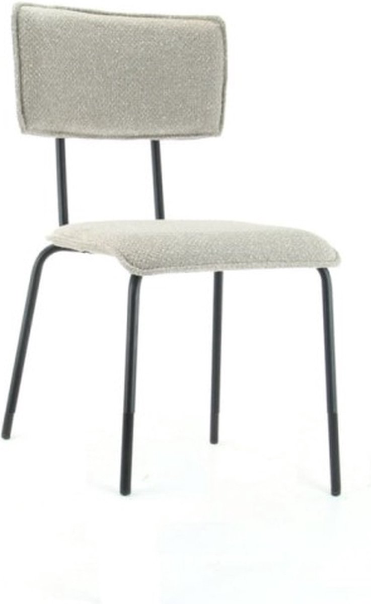 Workliving Eetkamerstoel Bo Society - Boucle Shitake Society Boucle Shitake