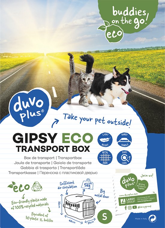 Duvo+ Gipsey Eco Transportbox S