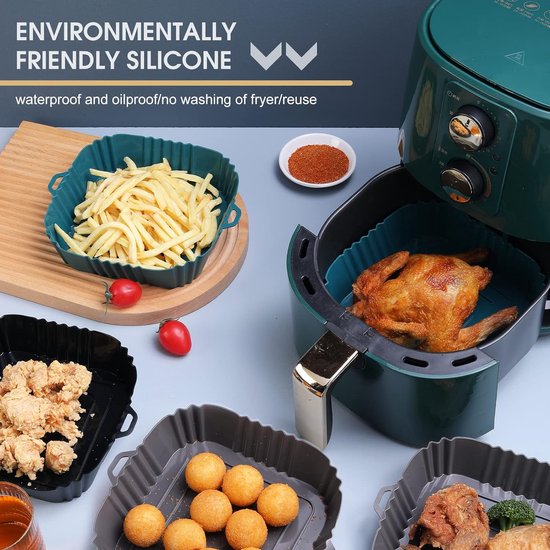 Pot en silicone pour friteuse Airfryer Réutilisable Air Fryer