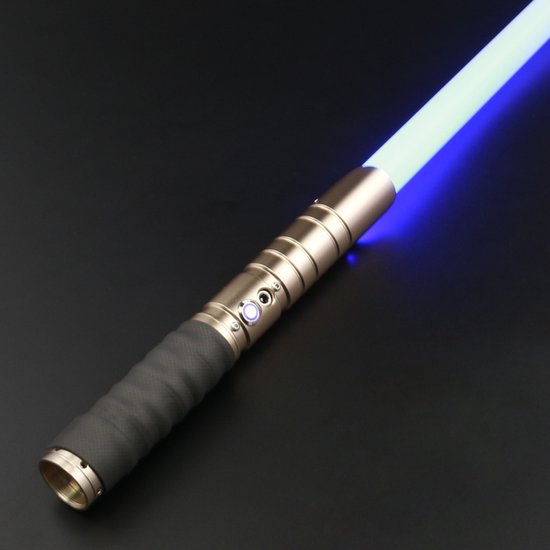MOZC Laserzwaard kinderen, Lightsaber met RGB 15 Kleuren, Dubbele Lichtzwaard met 4 Modi en Geluiden, USB-C Opladen Laser Zwaard, Light Saber for Kids rollenspel Kerstcadeau (Zwart 1PC