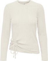 ONLY ONLKISSER L/S RUCHING TOP CC JRS Dames Top - Maat XS