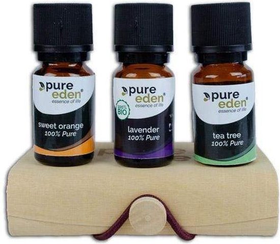 versieren Haast je Mevrouw Biologische Etherische olie Startpakket Top 3 | Pure Eden® | bol.com