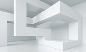 Fotobehang - Vlies Behang - Geometrisch 3D Figuur - 208 x 146 cm