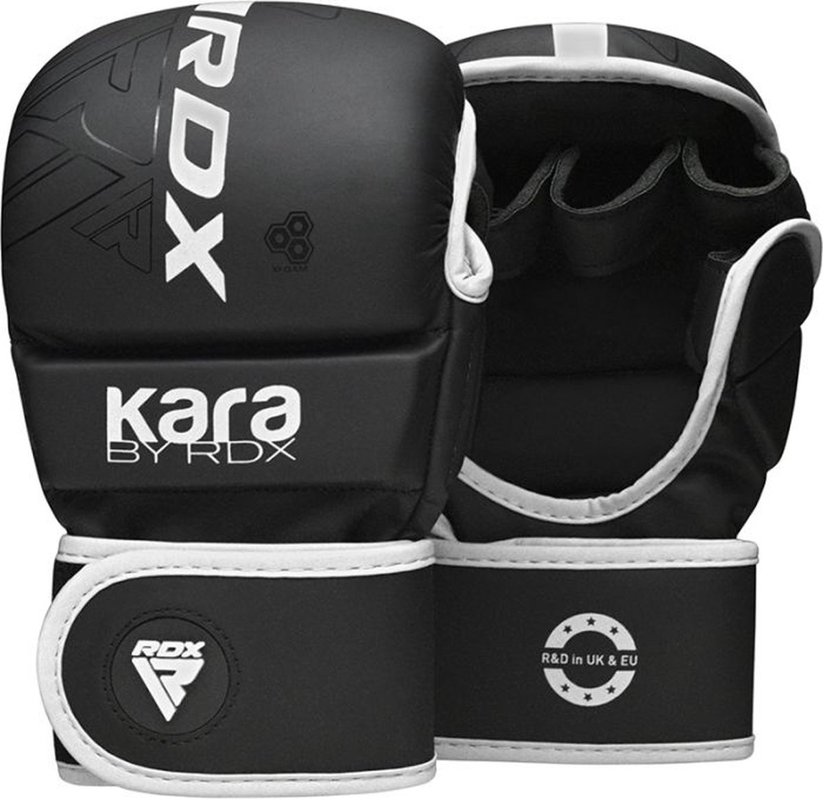 RDX Sports F6 Kara - MMA Bokshandschoenen - Training - Boksen - Kunstleer - Wit - S/M