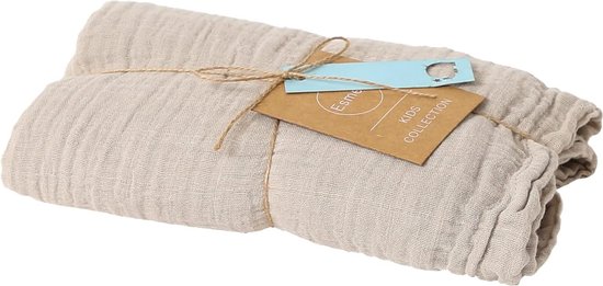 FENSILO Spuugdoeken Baby | 5-pack 4-laags 25x50 | Muslinedoeken | Mulldoeken | Mullluiers | Stoffen luiers | Jongens en meisjes | Washandjes | Opvouwbare luiers | Handdoeken | wit-Beer 5