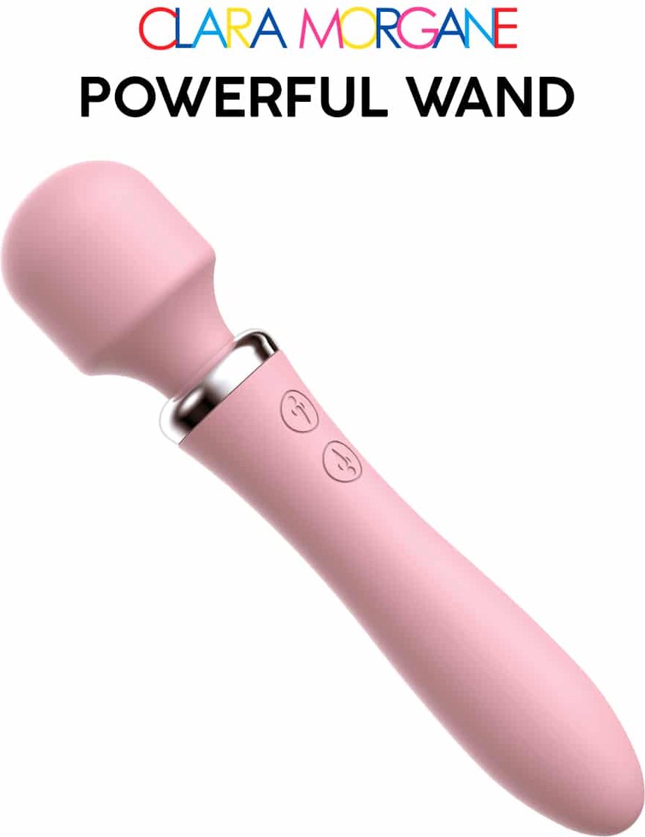 Goedkoopste Clara Morgane - Krachtige Wand Vibrator - Powerful Wand Rose