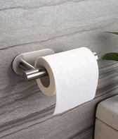 WC Rolhouder - Toiletrolhouder -Zelfklevend - WC Accessoires - Rolhouder Papier - WC Papier houder - Zelfklevend - Zonder boren - RVS -