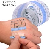 Tattoo Folie - Tatoeage Nazorg Folie - 5 Meter - Protection - Waterproof - Transparant - Filmlaagje - 1 Rol - Tattoo Verzorging - Tattoo Zwemfolie - After care - Bescherming - Houd je nieuwe tattoo lang mooi - Huidbescherming -