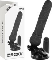 BASECOCK | Basecock Realistic Vibrator Remote Control Black 19.5cm